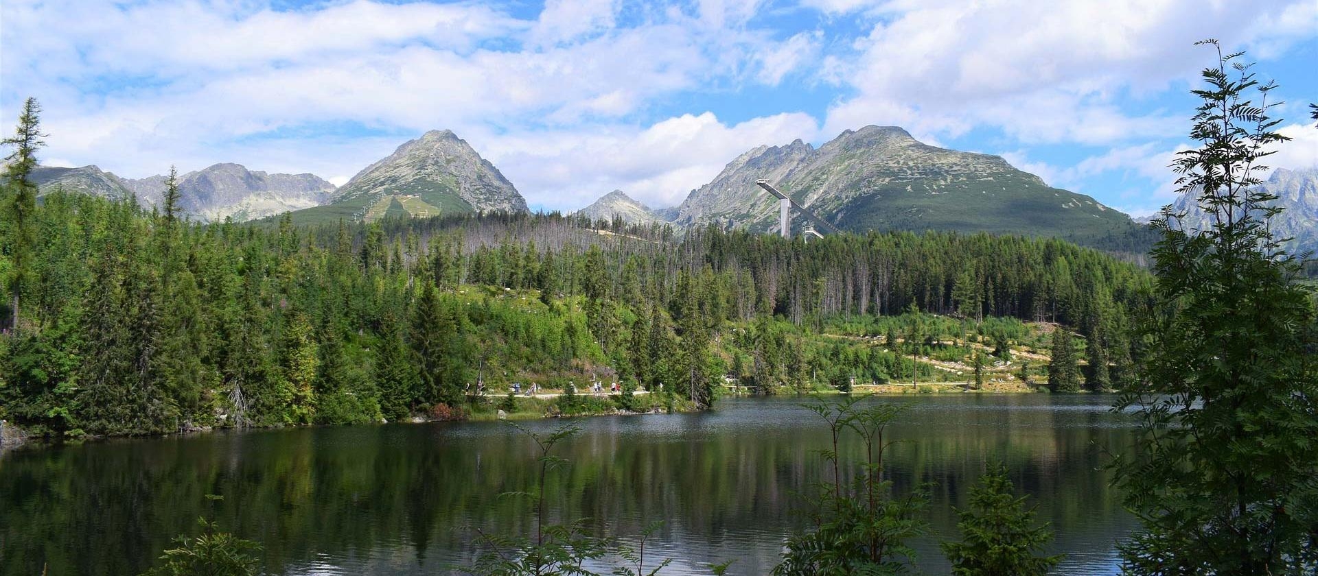 Štrbské mountain lake (Štrbské pleso) - Slovakia